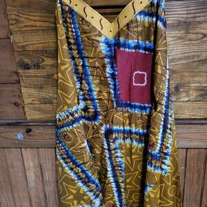 New - Ladies African "Agbada" Tie -dye formal wear